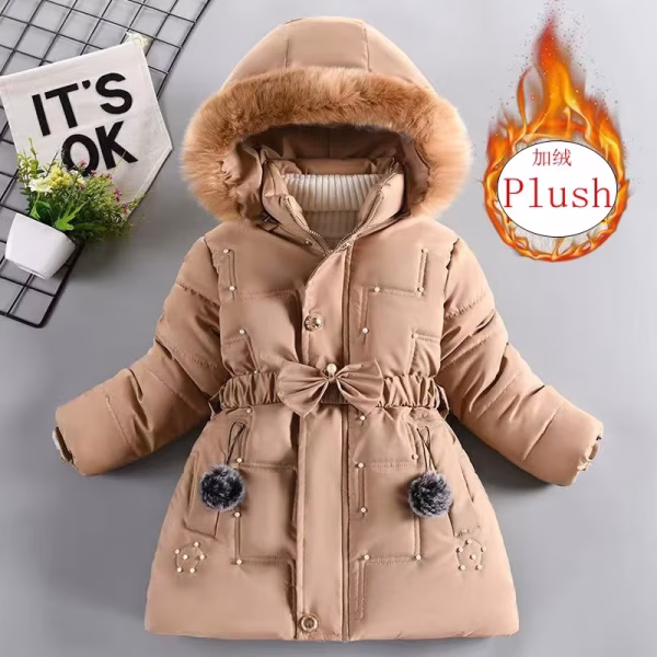 Girls Warm Jacket Cotton Jacket