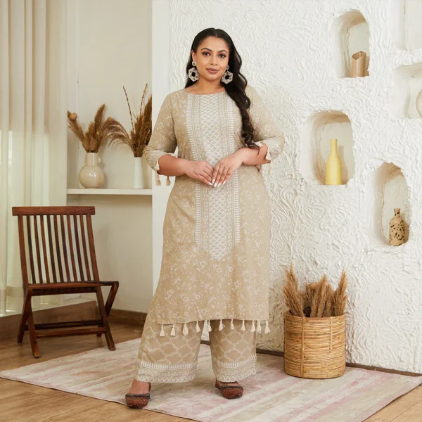 Designed plus size Kurta